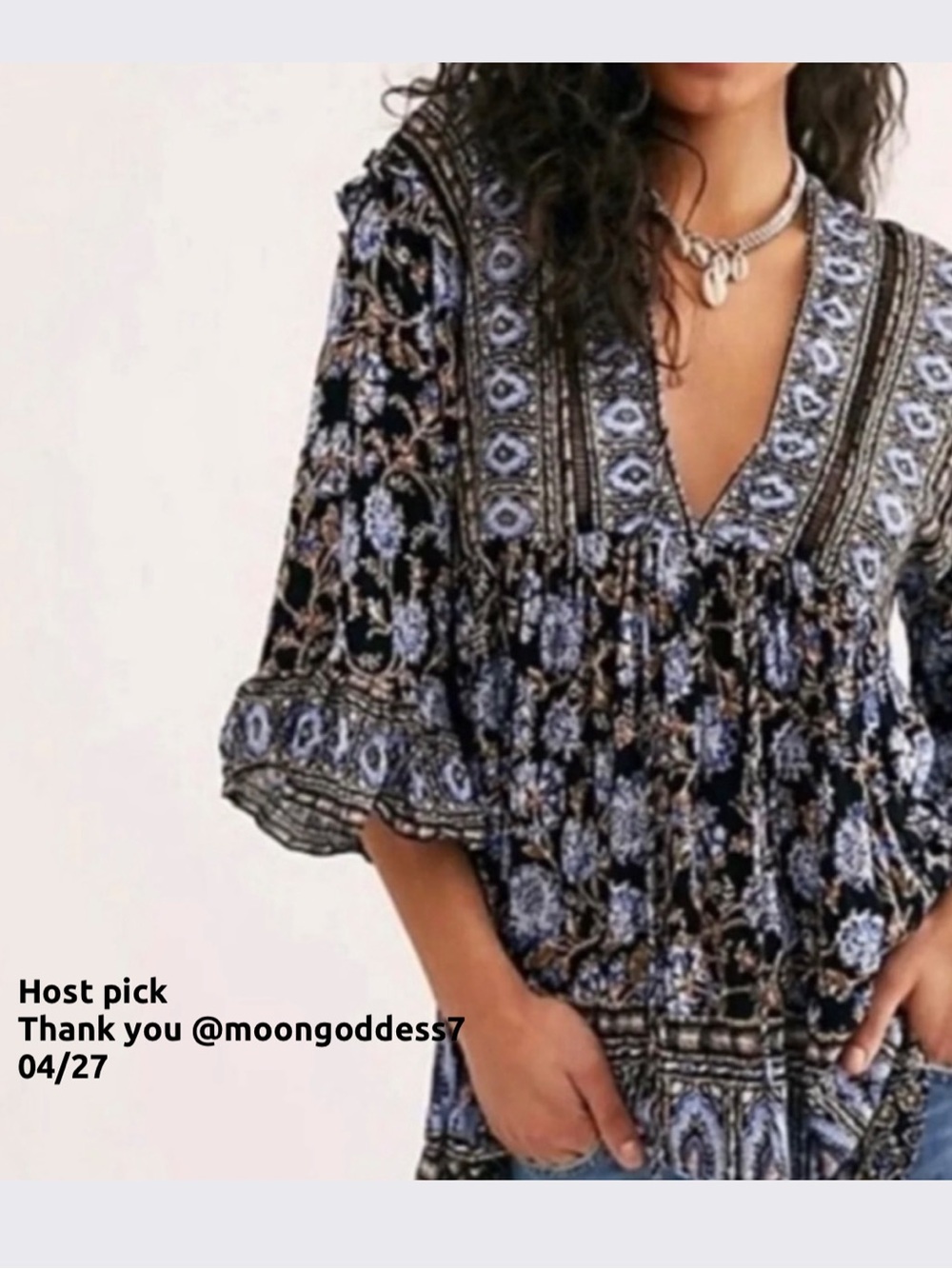 Free People Moonlight Tunic size Small Petite New!